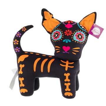 Destination Holiday Day of the Dead Dog Plush Toy, 10.5"