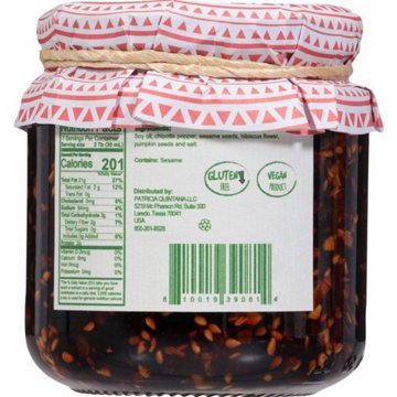Patricia Quintana Salsa Macha Hibiscus Flower Chili Oil, 7 oz
