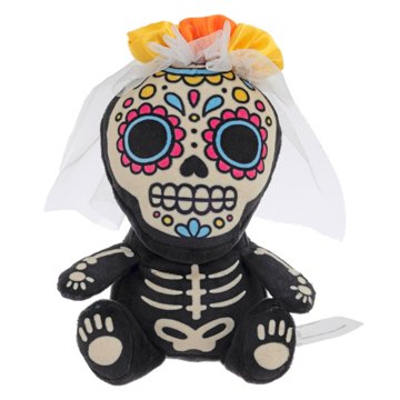 Destination Holiday Day of the Dead Couple Plush Toy Set, 2 ct