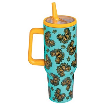 Destination Holiday Day Of Dead Butterfly Tumbler, 40 oz
