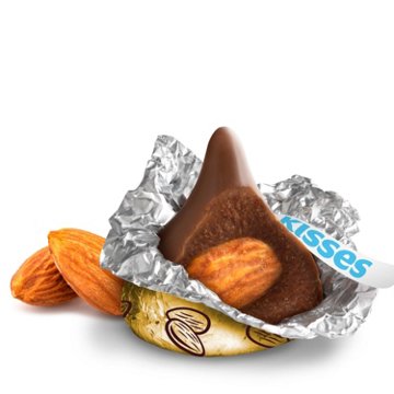 Hershey's Kisses Milk Chocolate with Almonds Candy - Party Pack