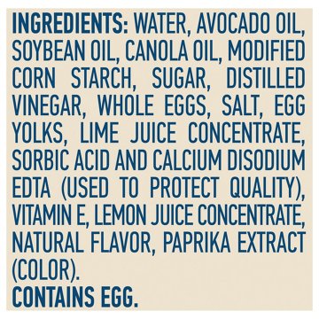 Hellmann's  Avocado Oil Mayonnaise Dressing