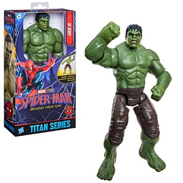 Hasbro Marvel Studios Spider-Man Brand New Day Titan Series Poseable Hulk