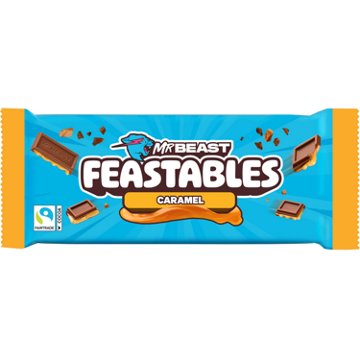 Feastables Mr Beast Caramel Chocolate Bar