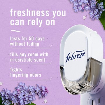 Febreze Plug Scented Oil Refill - Lilac Sunrise, 0.87 oz