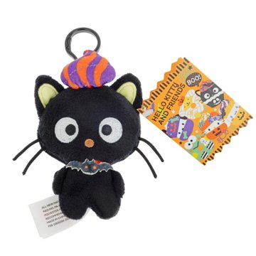 Sanrio Hello Kitty Chococat Halloween Backpack Clip, 4"