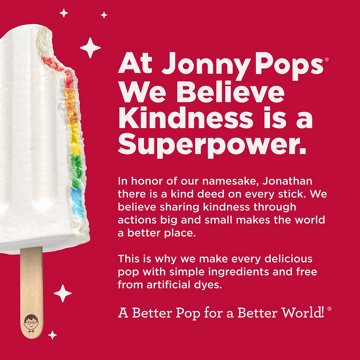 JonnyPops Birthday Surprise Cream Minis Frozen Pops