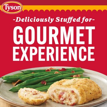 Tyson Frozen Raw Stuffed Chicken Breast - Cheddar Bacon Ranch