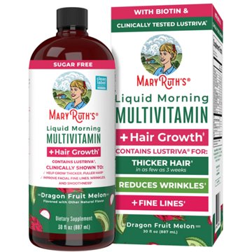 Mary Ruth's Sugar Free Liquid Morning Multivitamin - Dragon Fruit, 30 oz