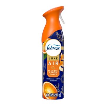 Febreze Luxe Air Freshener Odor Fighting Room Spray - Tranquil Cyprus Coves Scent