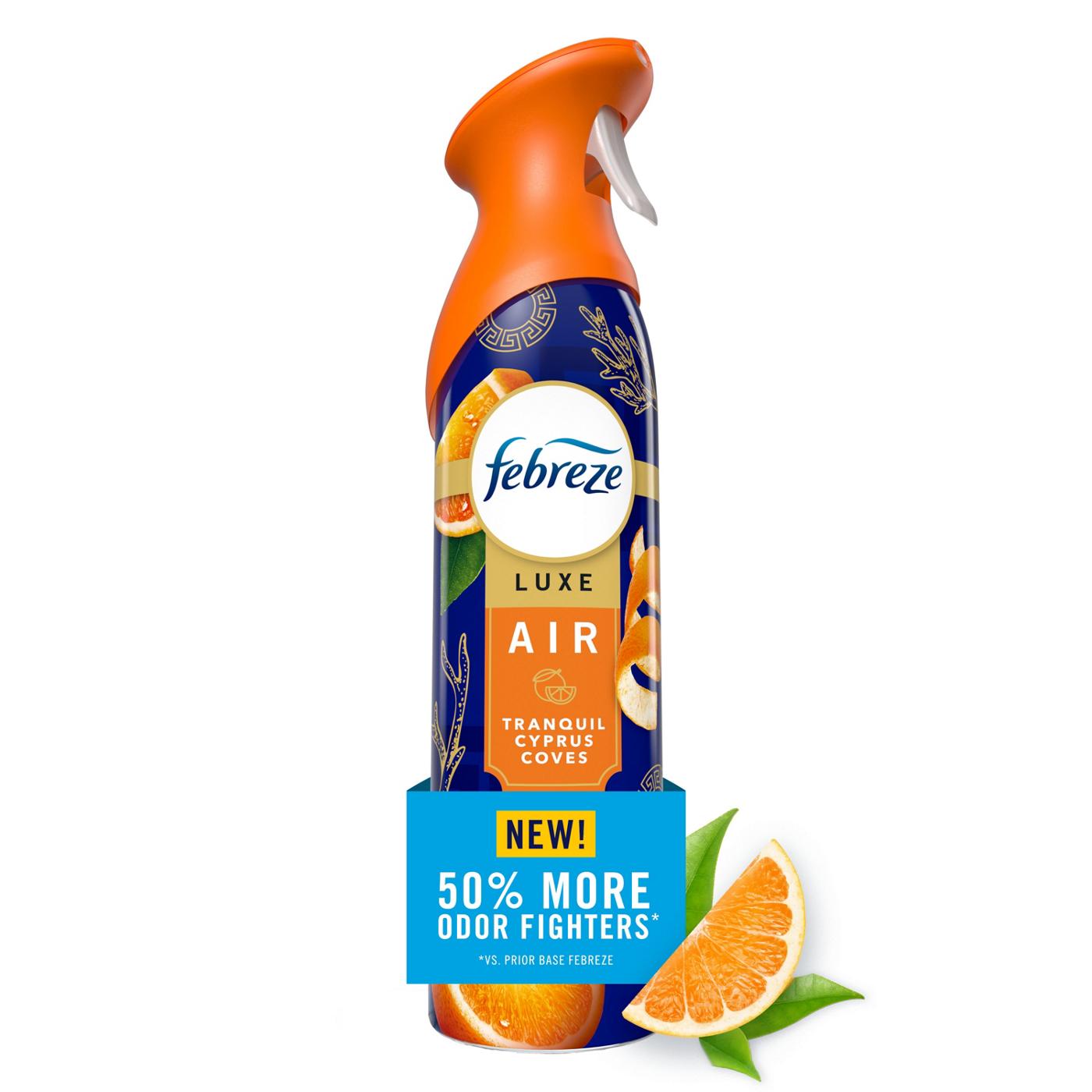 Febreze Luxe Air Freshener Spray - Tranquil Cyprus Coves; image 3 of 7