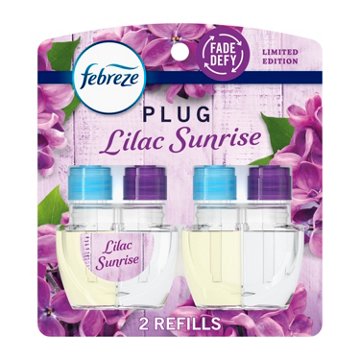 Febreze Plug Scented Oil Refills - Lilac Sunrise, 2 ct