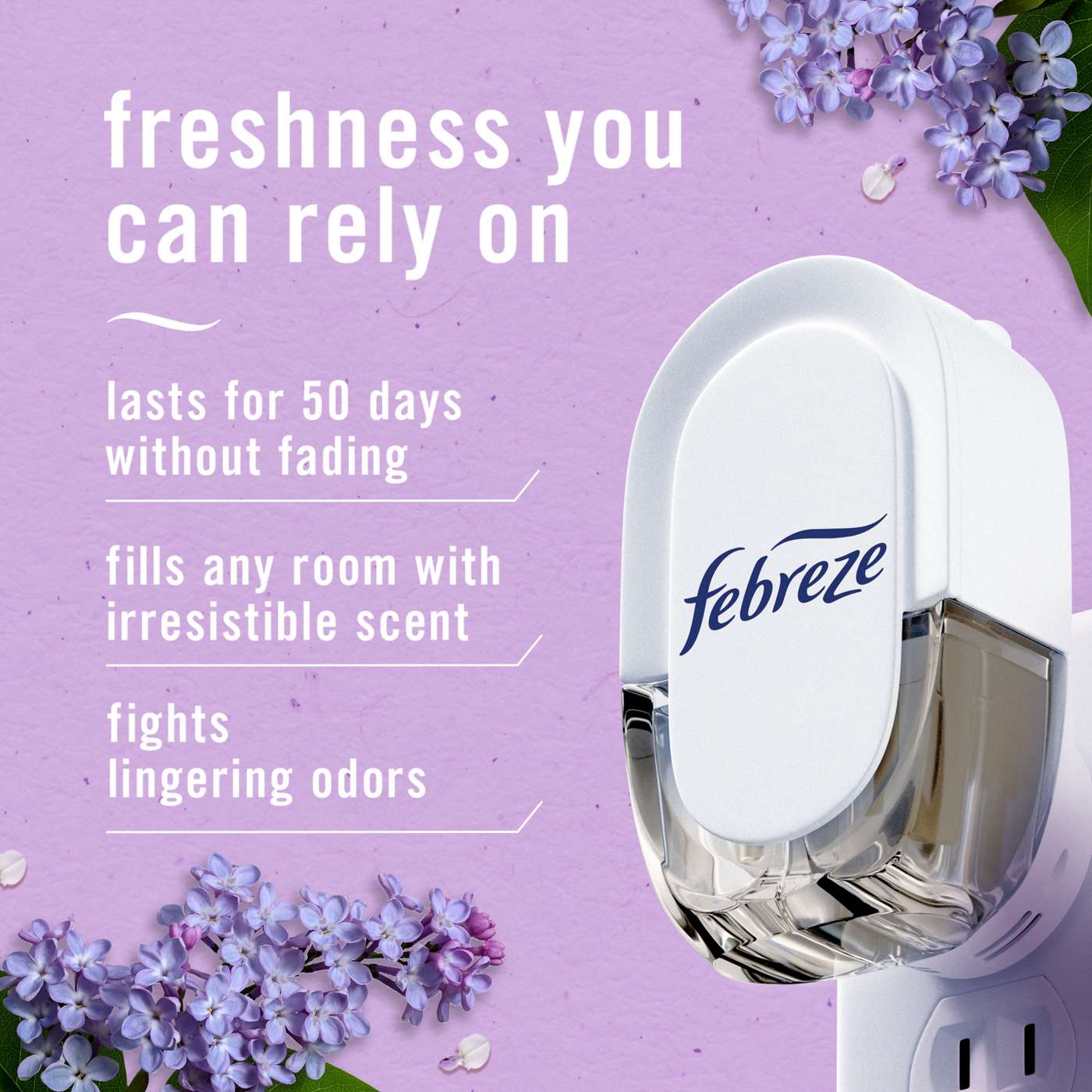 Febreze Plug Scented Oil Refills - Lilac Sunrise; image 2 of 7
