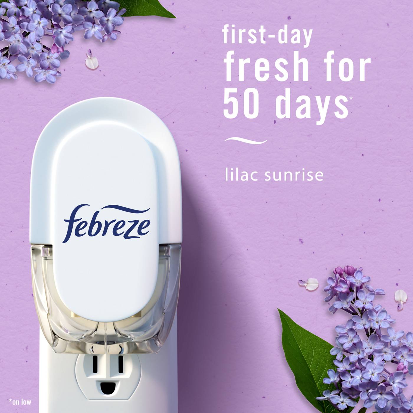 Febreze Plug Scented Oil Refills - Lilac Sunrise; image 4 of 7