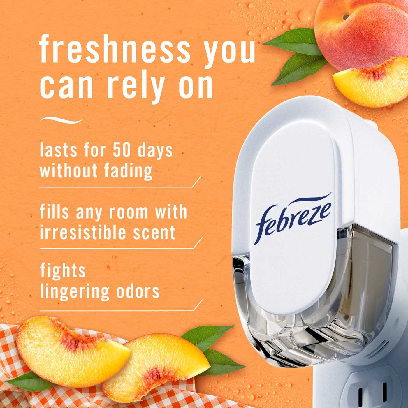 Febreze Plug Scented Oil Refills - Juicy Summer Peaches; image 6 of 6