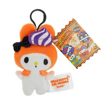 Sanrio Hello Kitty My Melody Halloween Backpack Clip, 4"