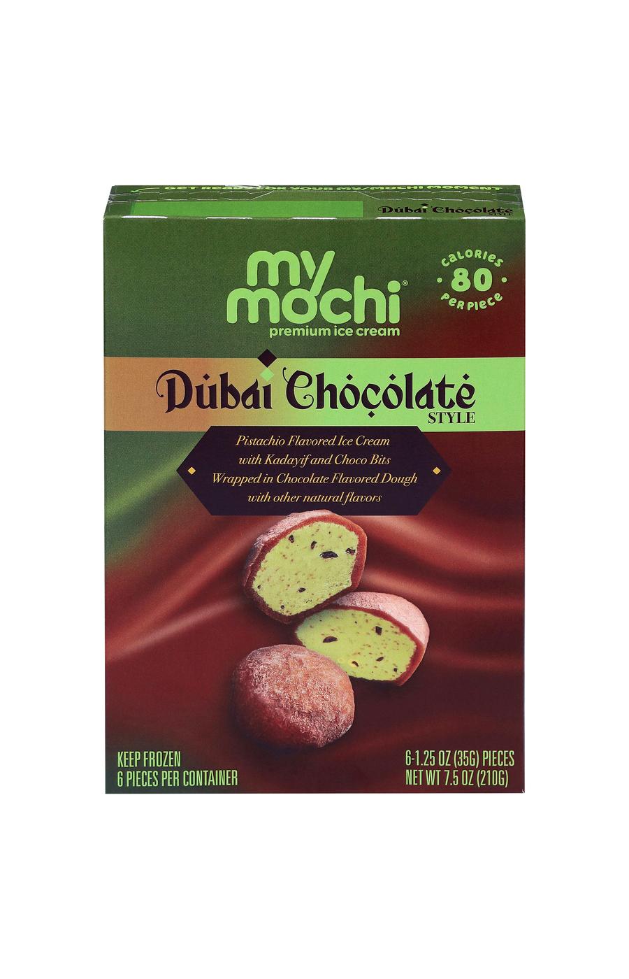 My/Mochi Dubai Chocolate Style Mochi Ice Cream; image 1 of 5