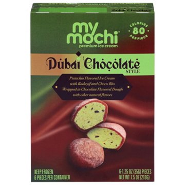 My/Mochi Dubai Chocolate Style Mochi Ice Cream, 6 ct