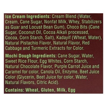 My/Mochi Dubai Chocolate Style Mochi Ice Cream, 6 ct