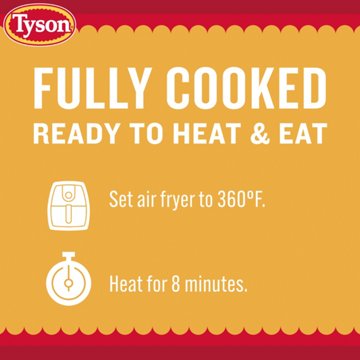 Tyson Frozen Chicken Burgers - Cheddar & Bacon