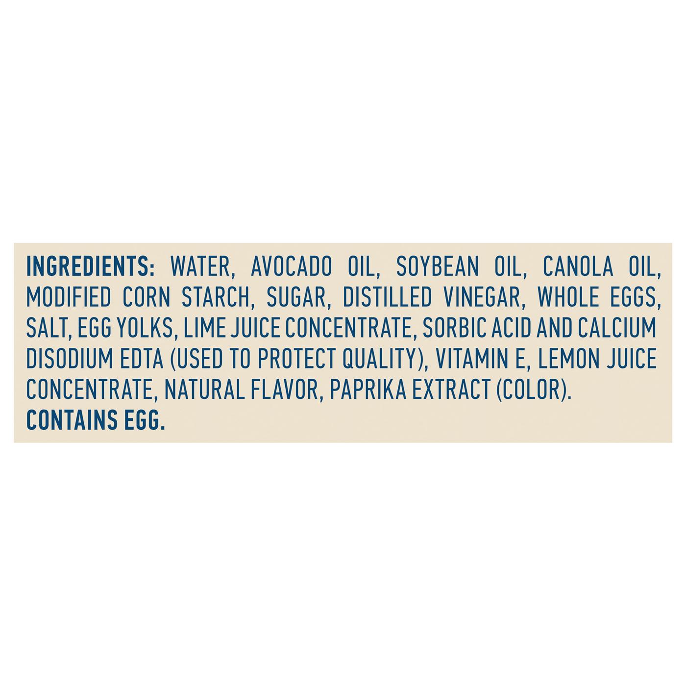 Hellmann's Avocado Oil Mayonnaise Dressing; image 3 of 6