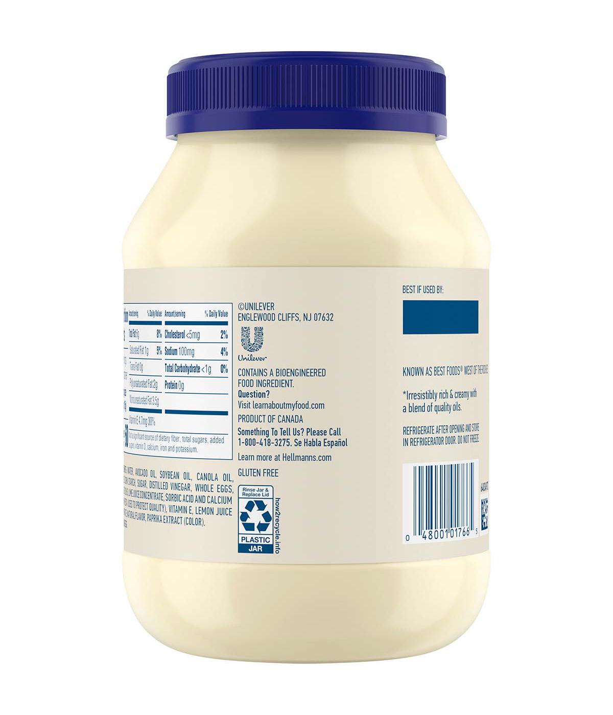 Hellmann's Avocado Oil Mayonnaise Dressing; image 4 of 6