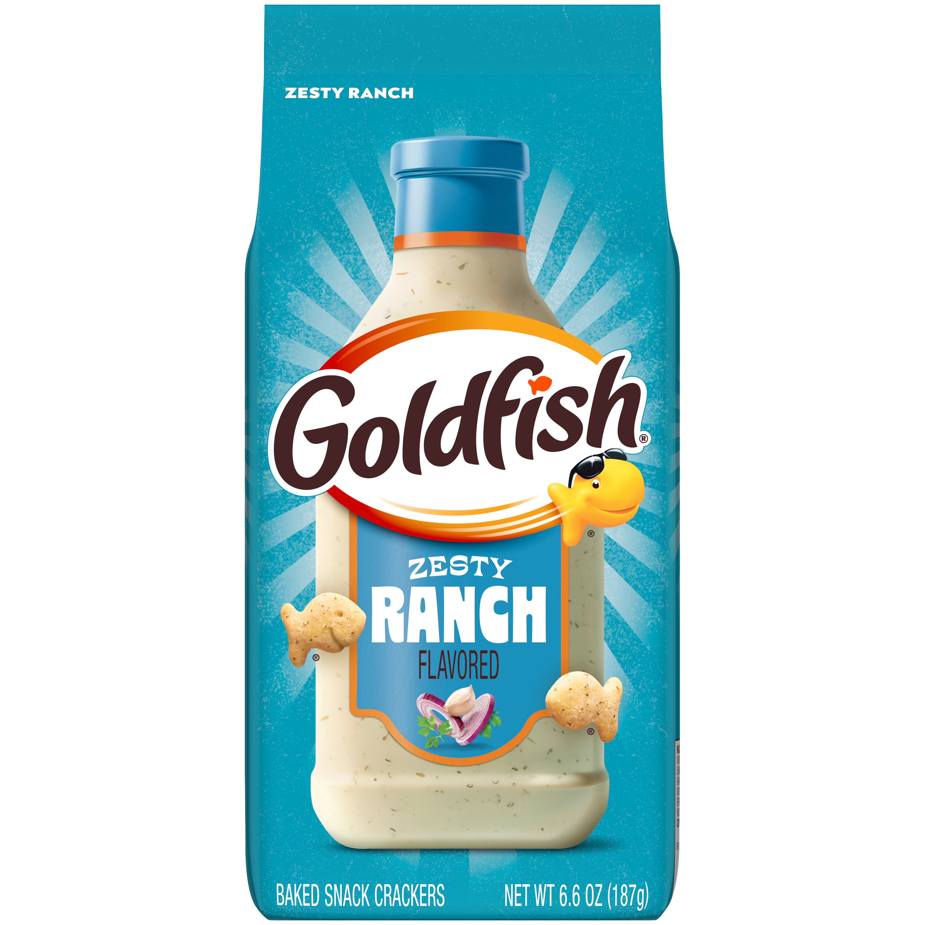 Goldfish Zesty Ranch Baked Crackers - Shop Crackers & breadsticks at H-E-B