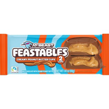 Feastables Mr Beast Creamy Peanut Butter Cups