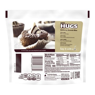 Hershey's Hugs Milk Chocolate & White Creme Candy - Share Pack