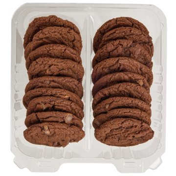 H-E-B Bakery Double Chocolate Chip Cookies, 18 ct
