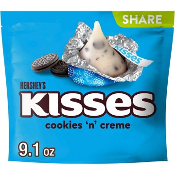 Hershey's Kisses Cookies N' Creme Candy - Share Pack