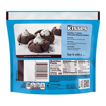 Hershey's Kisses Cookies N' Creme Candy - Share Pack