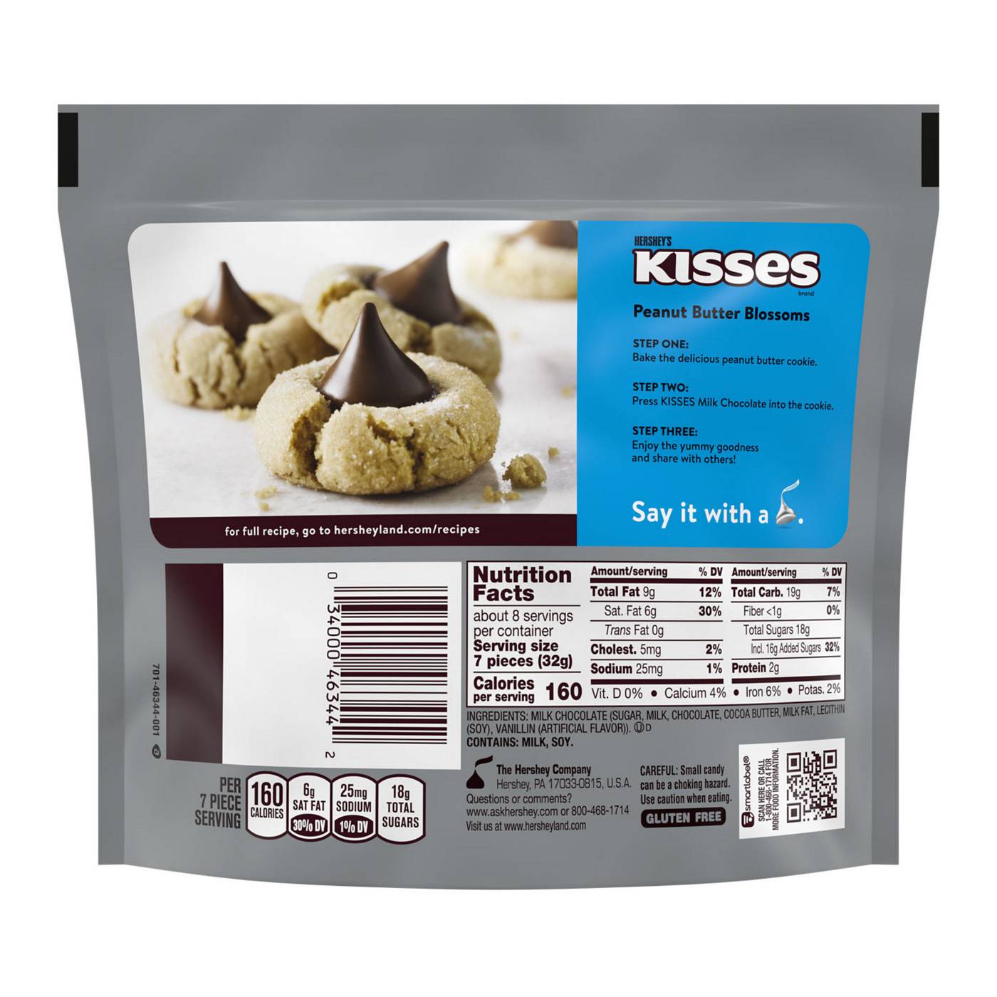 Hershey's Kisses Milk Chocolate Candy - Share Pack; image 5 of 5