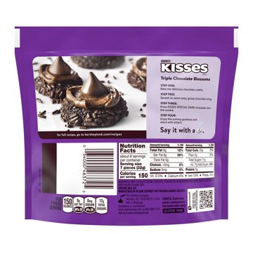 Hershey's Kisses Special Dark Mildly Sweet Chocolate Candy - Share Pack