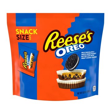 Reese's OREO Snack Size Milk Chocolate & White Creme Peanut Butter Cups
