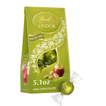 Lindt Lindor Pistachio Milk Chocolate Truffles