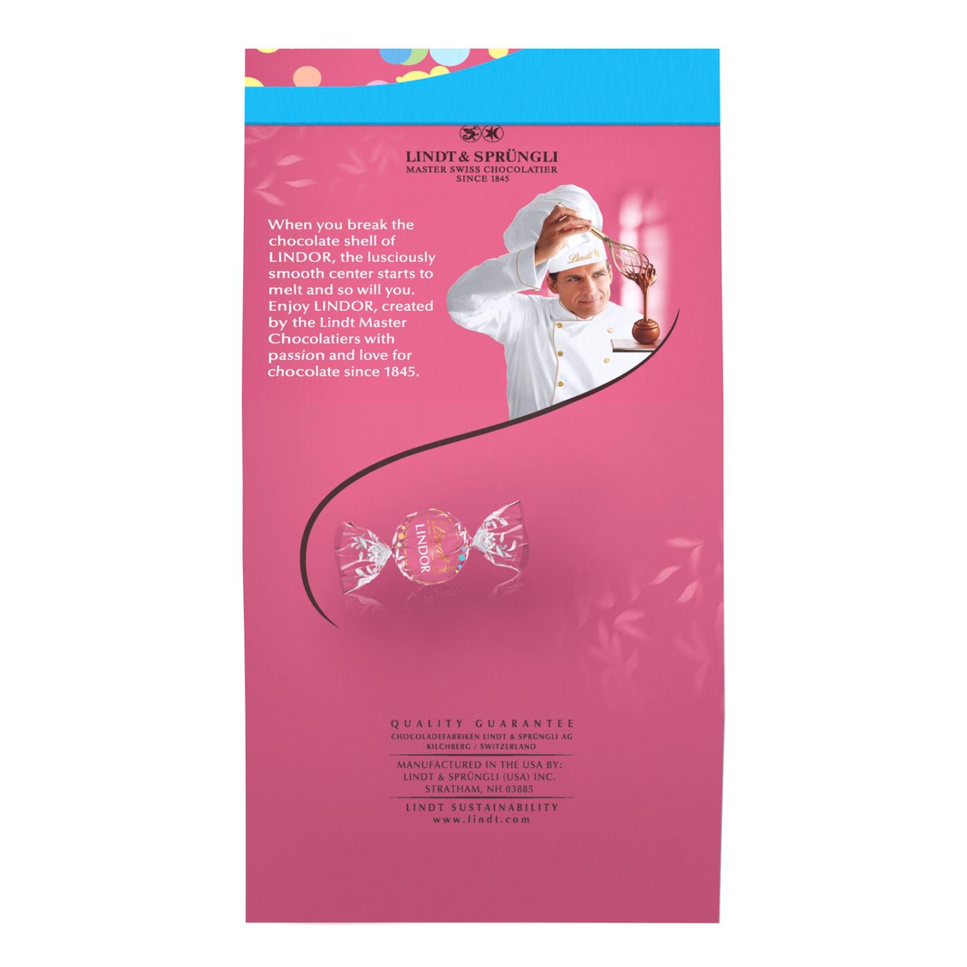 Lindt Lindor Birthday Cake White Chocolate Truffles; image 3 of 3