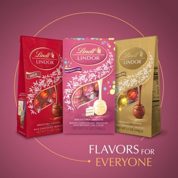 Lindt Lindor Birthday Cake White Chocolate Truffles