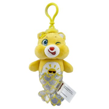 Care Bears Funshine Bear Mermaid Backpack Clip, 6"