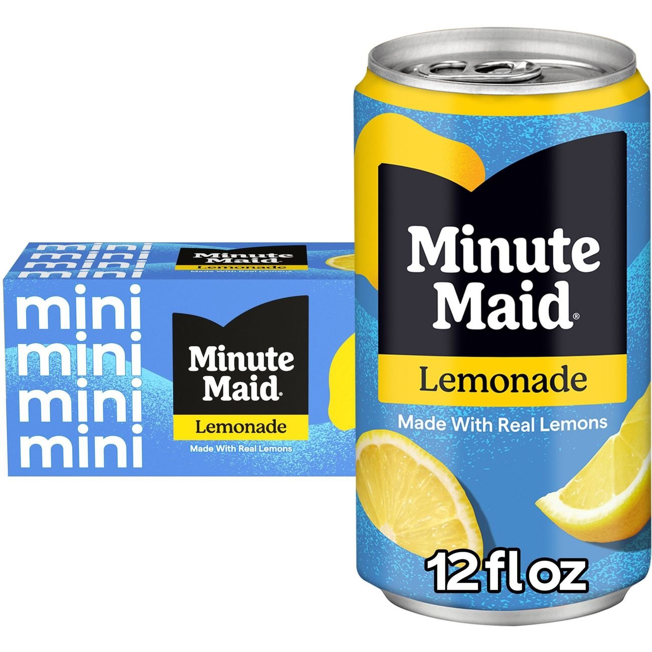 Minute Maid Lemonade Fridge Pack 10 pk Mini Cans - Shop Juice at H-E-B