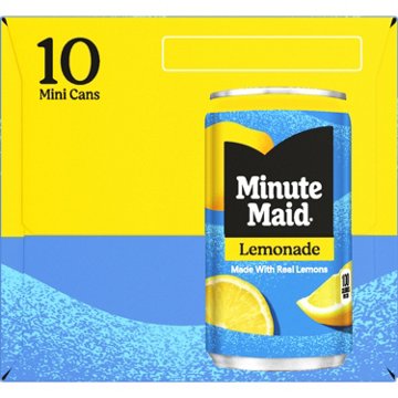 Minute Maid Lemonade Fridge Pack 10 pk Mini Cans