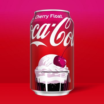 Coca-Cola Cherry Float Soda Soft Drink Fridge Pack 12 pk Cans