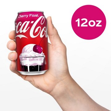 Coca-Cola Cherry Float Soda Soft Drink Fridge Pack 12 pk Cans