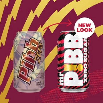 Mr Pibb Zero Sugar Kickin' Cherry Soda Soft Drink Fridge Pack 12 pk Cans