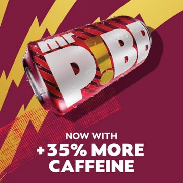 Mr Pibb Kickin' Cherry Soda Soft Drink Fridge Pack 12 pk Cans