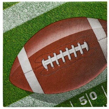 Destination Holiday Lunch Paper Napkins - Football, 16 ct