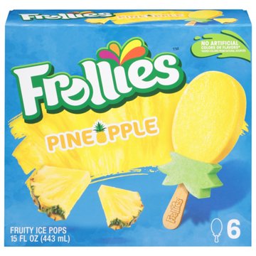 Frollies Pineapple Fruity Ice Pops