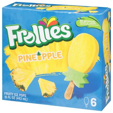 Frollies Pineapple Fruity Ice Pops