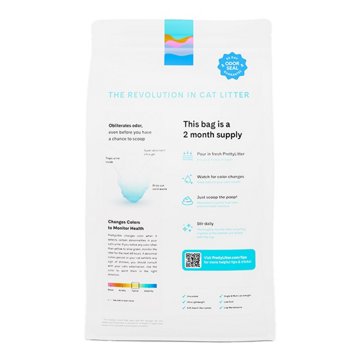 PrettyLitter Health Monitoring Cat Litter - Unscented, 8 lb