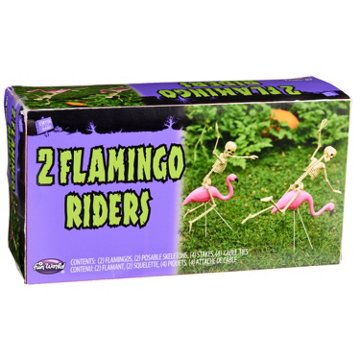 Fun World Flamingo Skeleton Riders, 2 pk